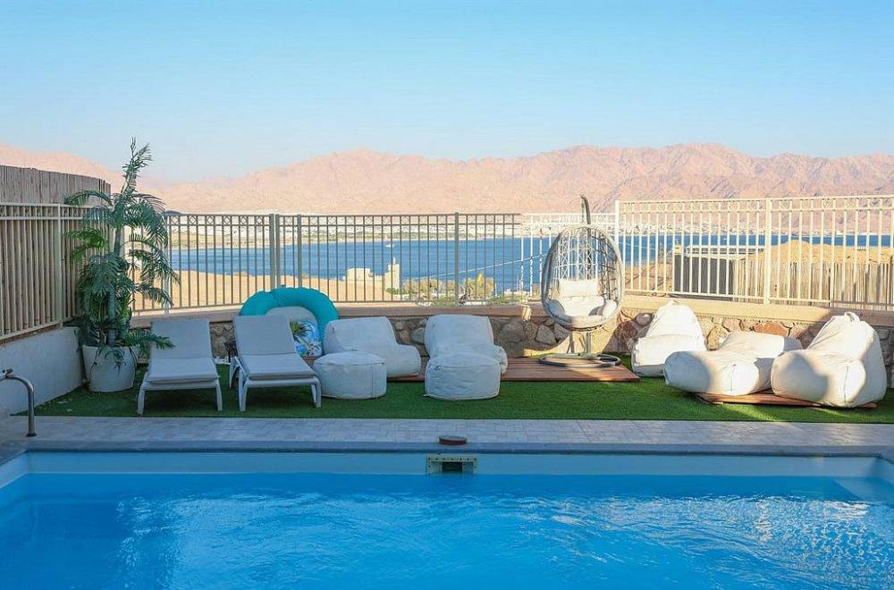 122405 המתחם החיצוני, לה בל בוטיק אילת, וילה  באילת וילות - Vila 4 U