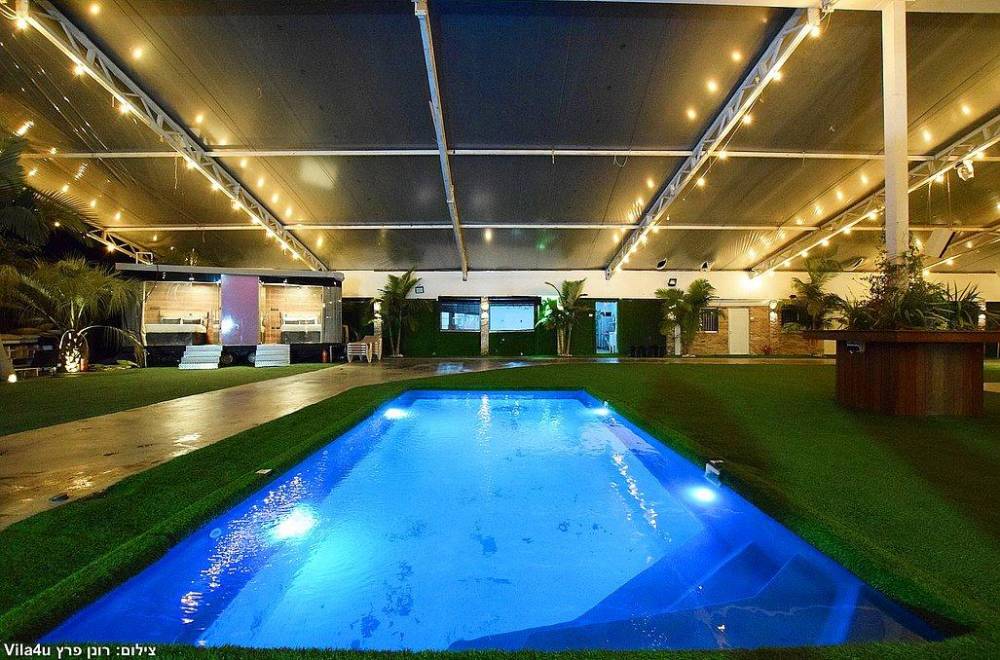 130337 המתחם המקורה בחורף, בית האצילים איוונטס, וילה  בנתניה וילות - Vila 4 U