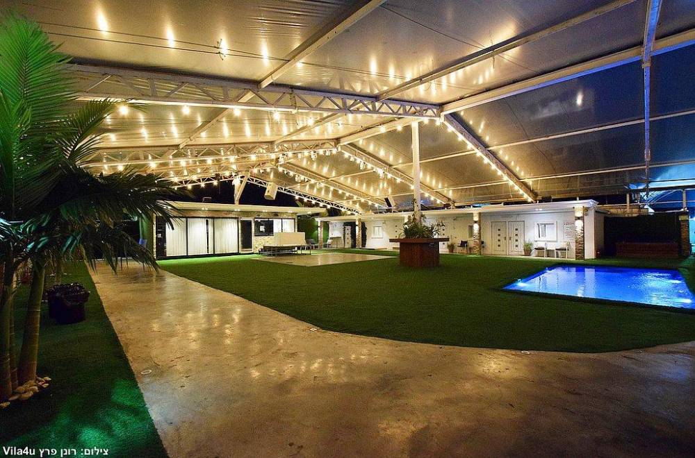 130345 המתחם המקורה בחורף, בית האצילים איוונטס, וילה  בנתניה וילות - Vila 4 U