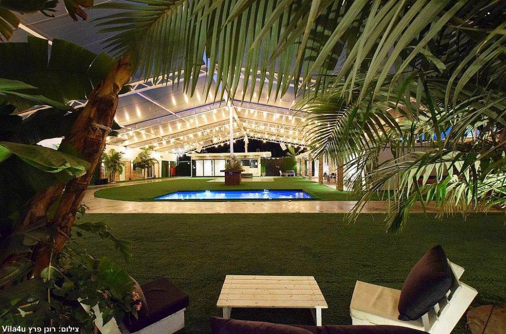 130346 המתחם המקורה בחורף, בית האצילים איוונטס, וילה  בנתניה וילות - Vila 4 U