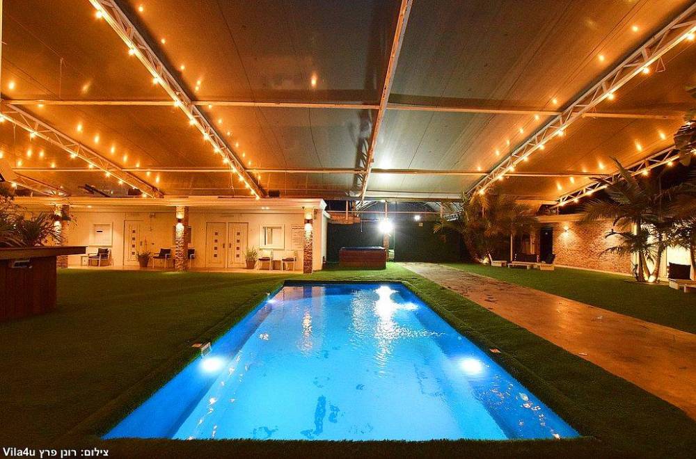 130347 המתחם המקורה בחורף, בית האצילים איוונטס, וילה  בנתניה וילות - Vila 4 U