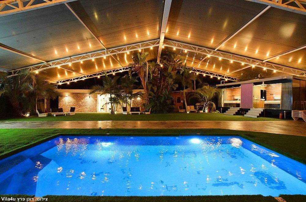 130348 המתחם המקורה בחורף, בית האצילים איוונטס, וילה  בנתניה וילות - Vila 4 U