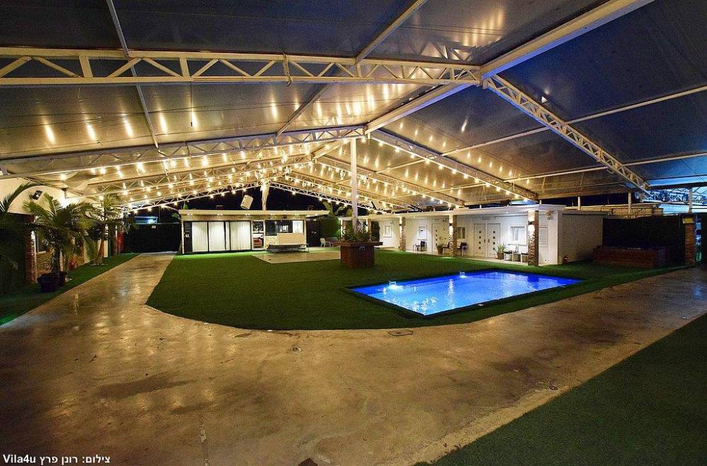 130349 המתחם המקורה בחורף, בית האצילים איוונטס, וילה  בנתניה וילות - Vila 4 U