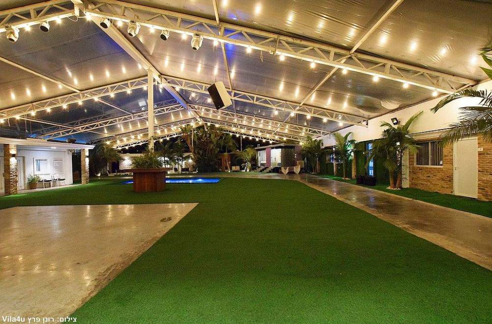 130353 המתחם המקורה בחורף, בית האצילים איוונטס, וילה  בנתניה וילות - Vila 4 U