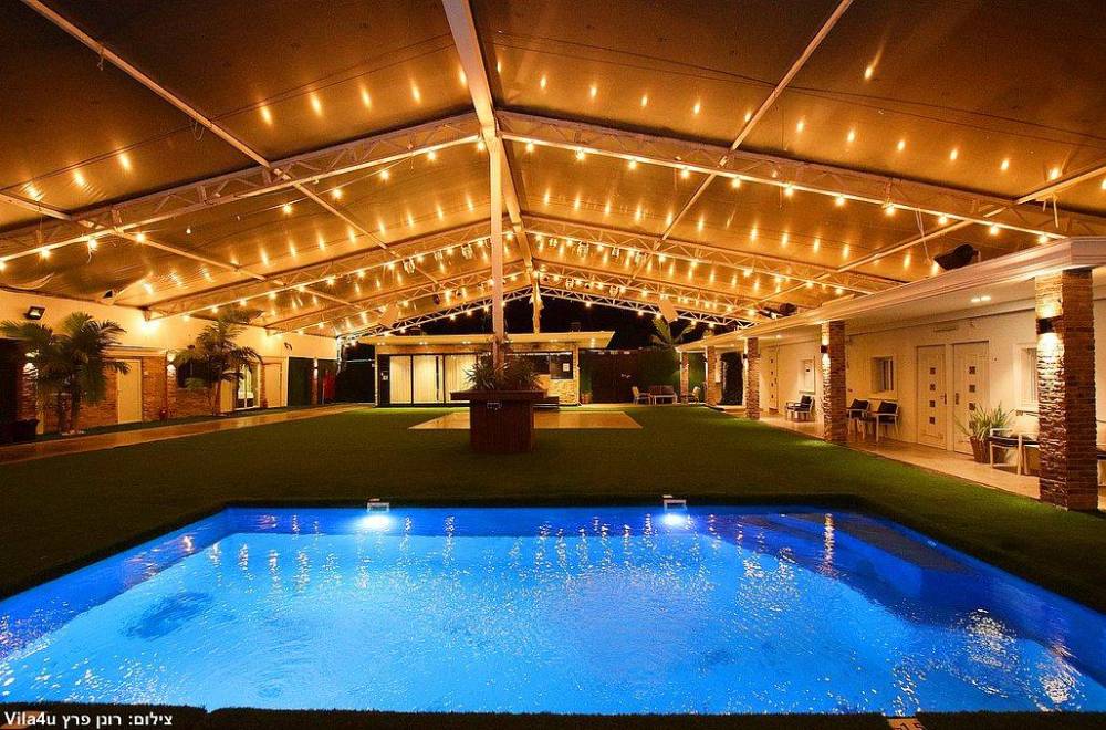 130357 המתחם המקורה בחורף, בית האצילים איוונטס, וילה  בנתניה וילות - Vila 4 U