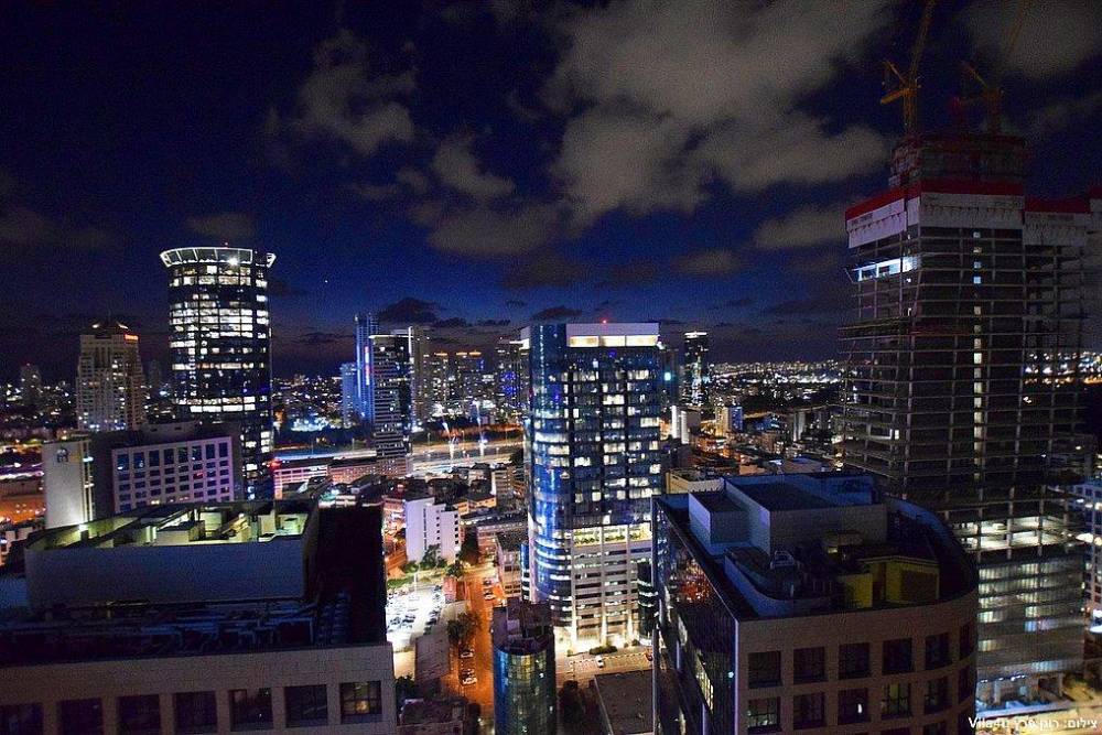 139575 המתחם בלילה, מתחם שמיים, וילה  ברמת גן וילות - Vila 4 U