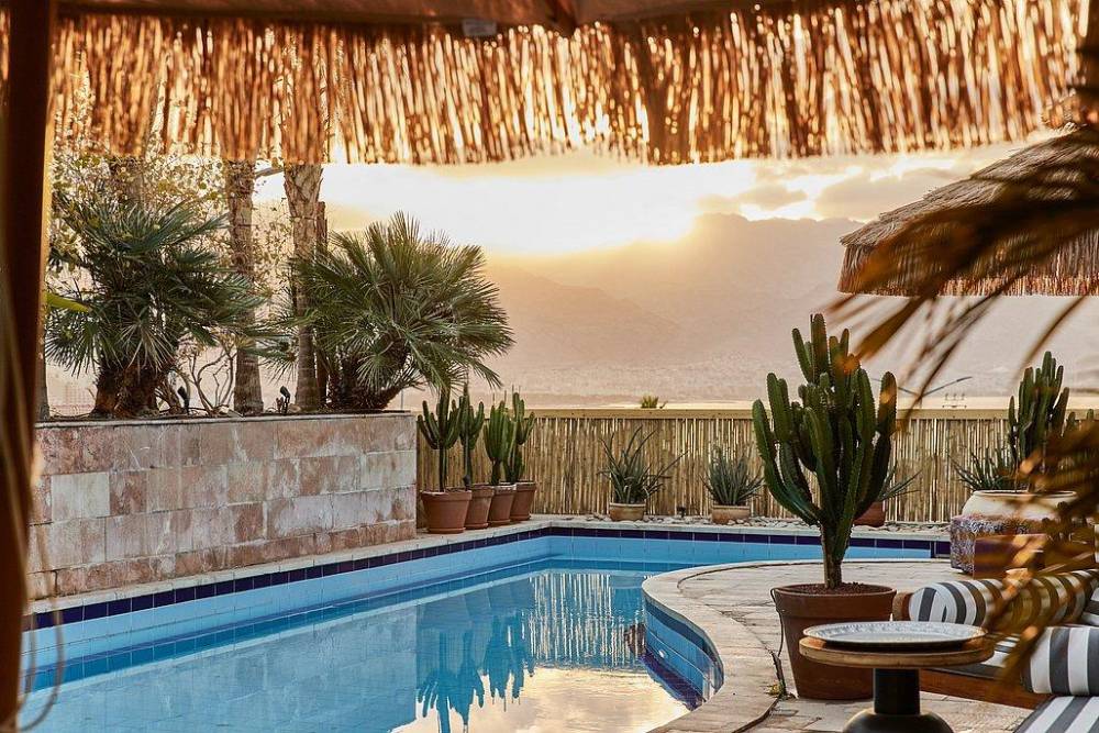 142414 מתחם חיצוני, וילה בלפור אילת, וילה  באילת וילות - Vila 4 U