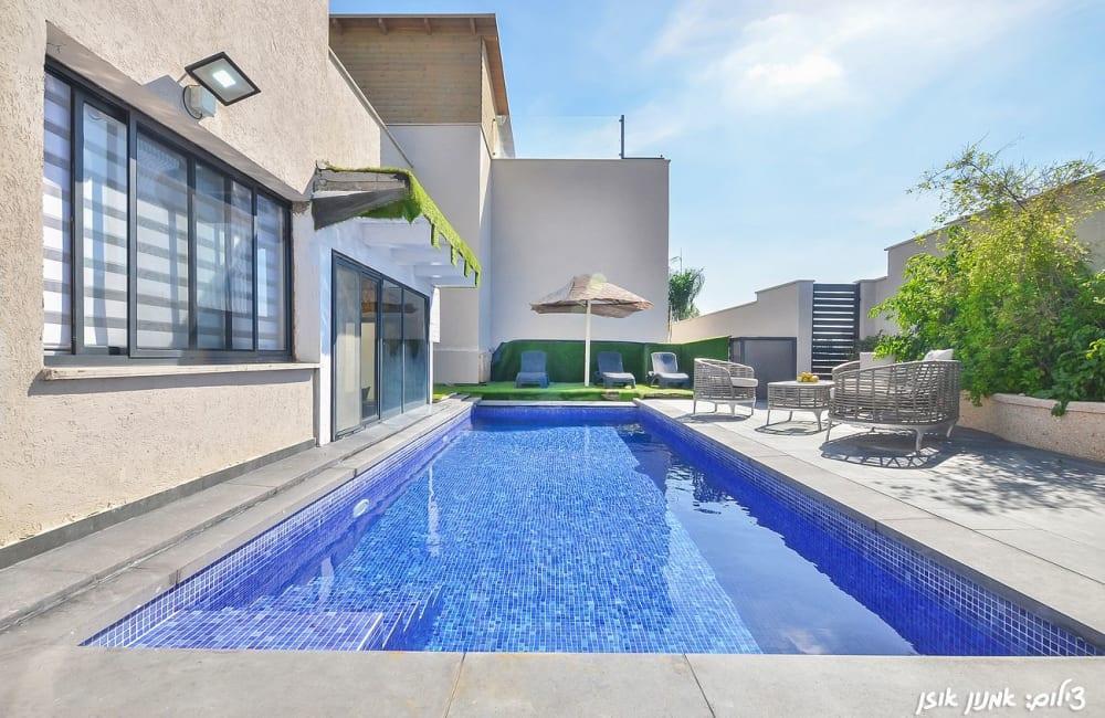 143919 מתחמי בריכות וחצר, אחוזת כתמר יפרח, וילה  ביערה וילות - Vila 4 U