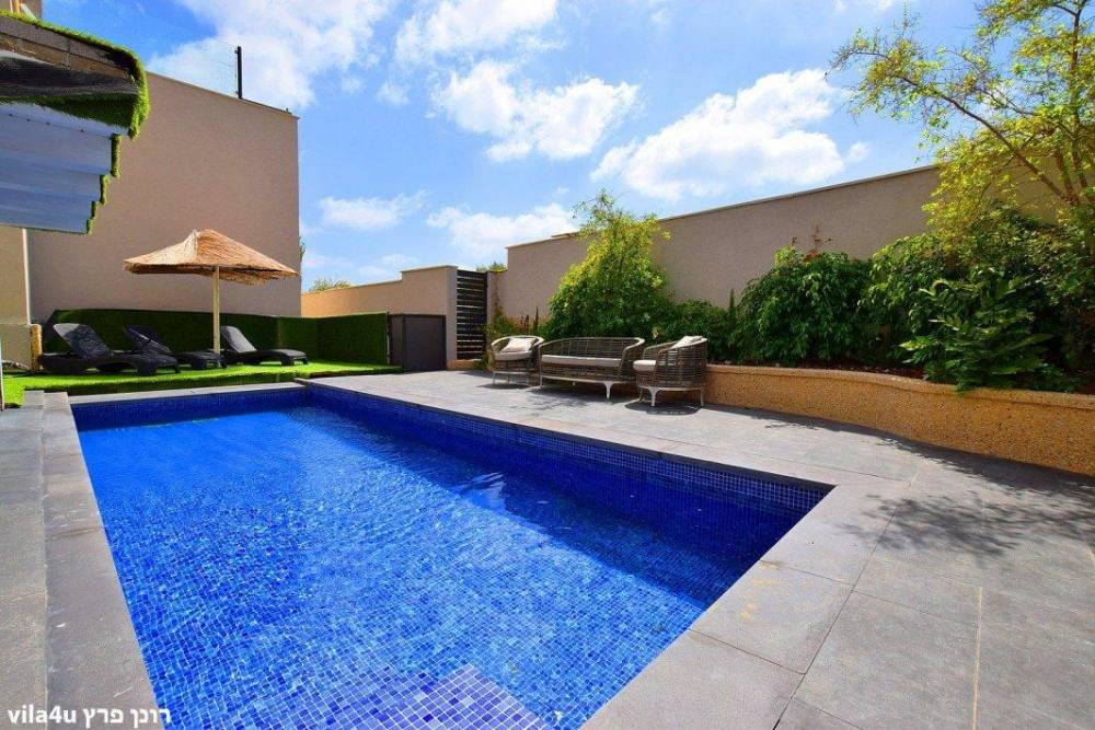 143931 מתחמי בריכות וחצר, אחוזת כתמר יפרח, וילה  ביערה וילות - Vila 4 U