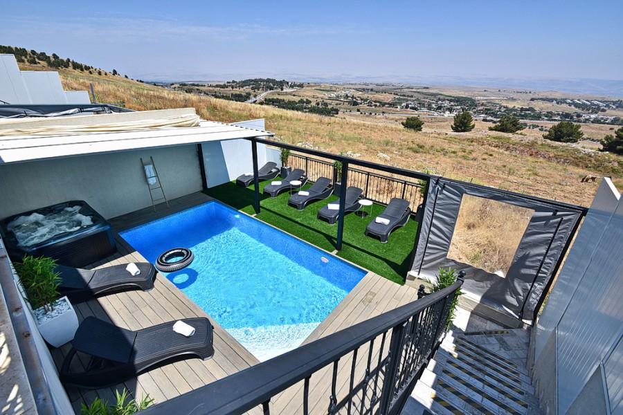 145712 גלרית חוץ, וילה בלו סקיי נוף כנרת, וילה  בנוף כנרת וילות - Vila 4 U