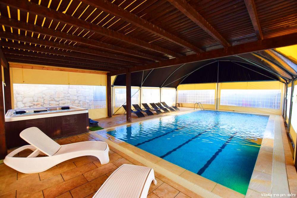 155542 מתחם חיצוני, אחוזה בבוסתן, וילה  בעין אל אסד וילות - Vila 4 U