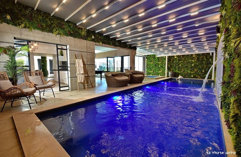 156975 החצר והבריכה, וילה אל הכנרת, וילה  בנוף כנרת וילות - Vila 4 U