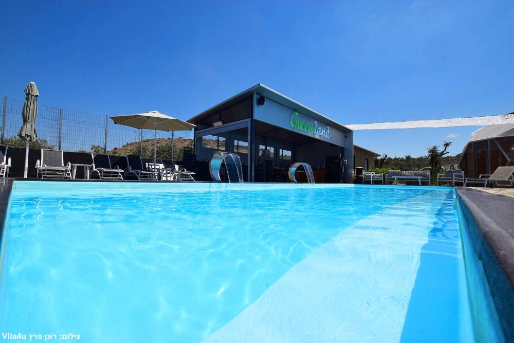 166554 הבריכה והנוף, גרין לנד איוונטס, וילה  בירכא וילות - Vila 4 U