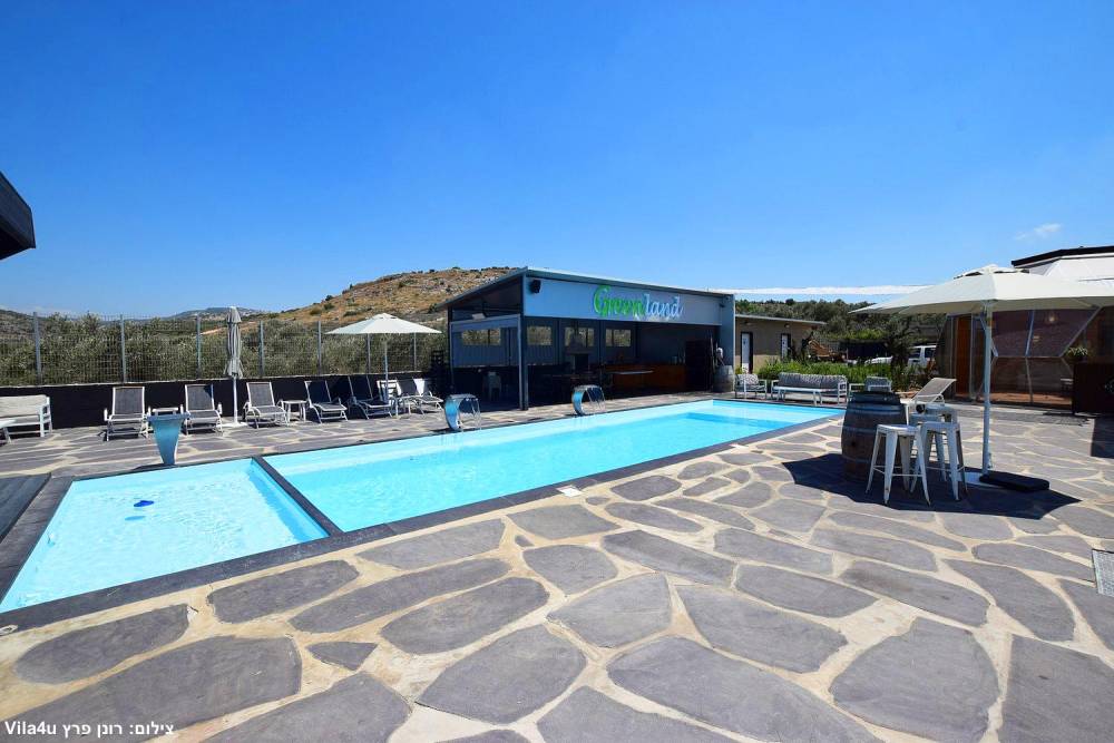 166558 הבריכה והנוף, גרין לנד איוונטס, וילה  בירכא וילות - Vila 4 U
