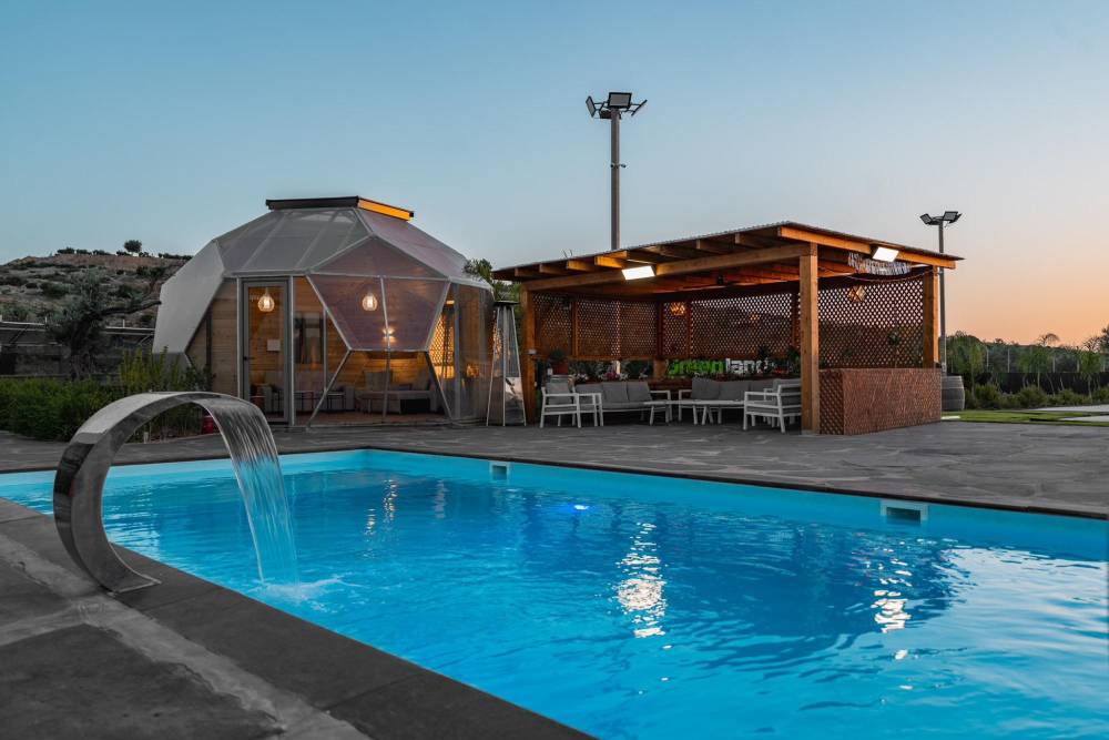 166575 הבריכה והנוף, גרין לנד איוונטס, וילה  בירכא וילות - Vila 4 U