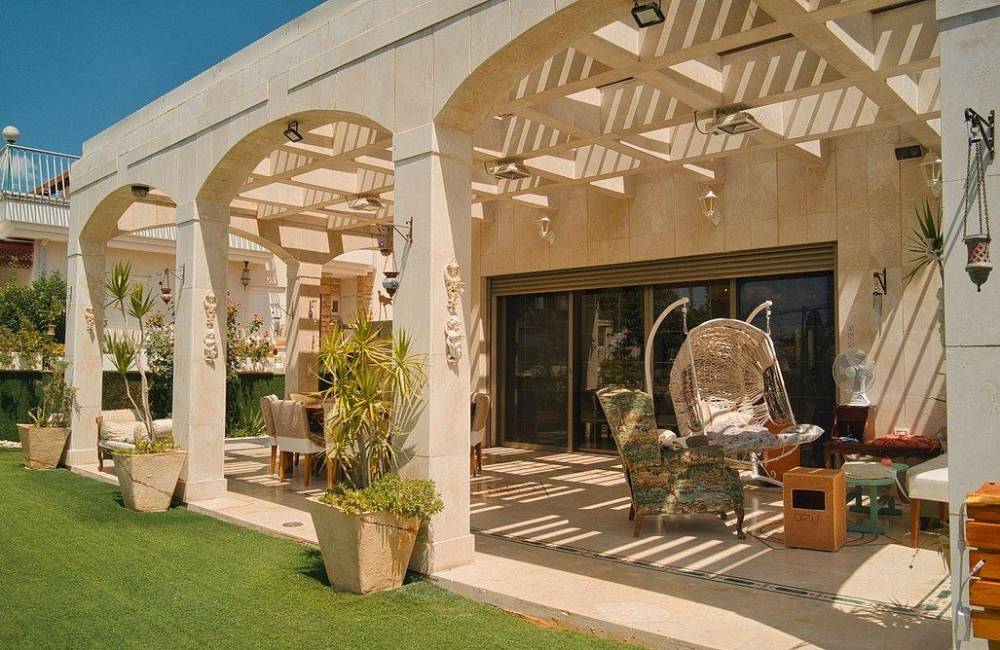 168911 גלרית חוץ, וואיט הול וילה - Villa White hall, וילה  ביהוד וילות - Vila 4 U