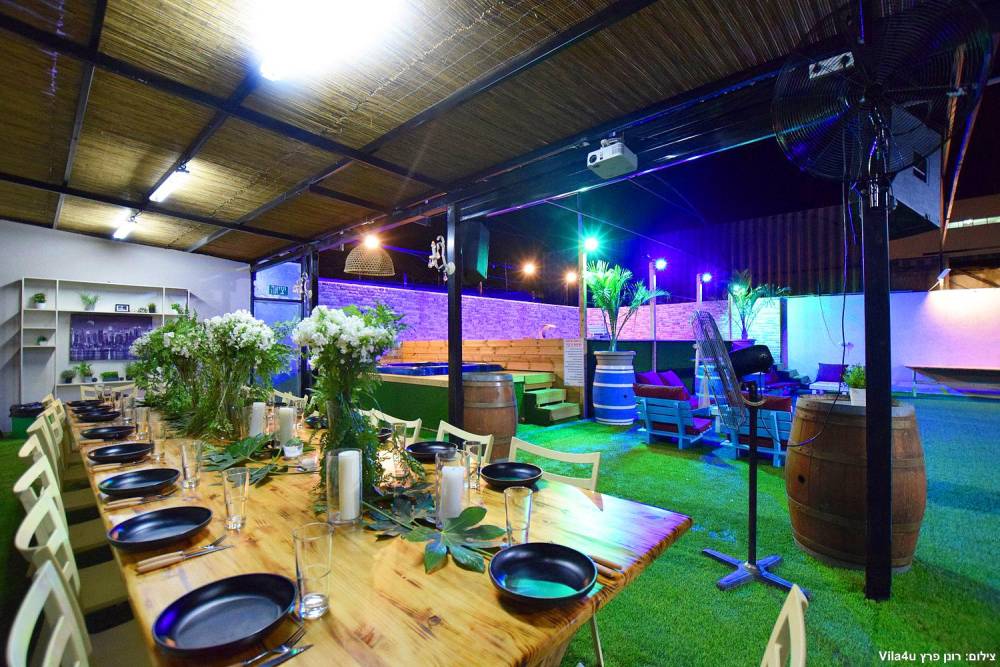 170819 מתחם חיצוני, מתחם אופוריה נתניה, וילה  בנתניה וילות - Vila 4 U