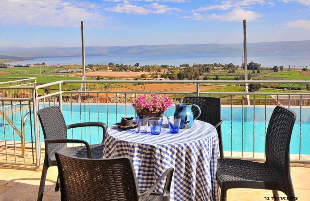 181856 חצר בריכה ונוף, וילה מגדל, וילה  במגדל וילות - Vila 4 U