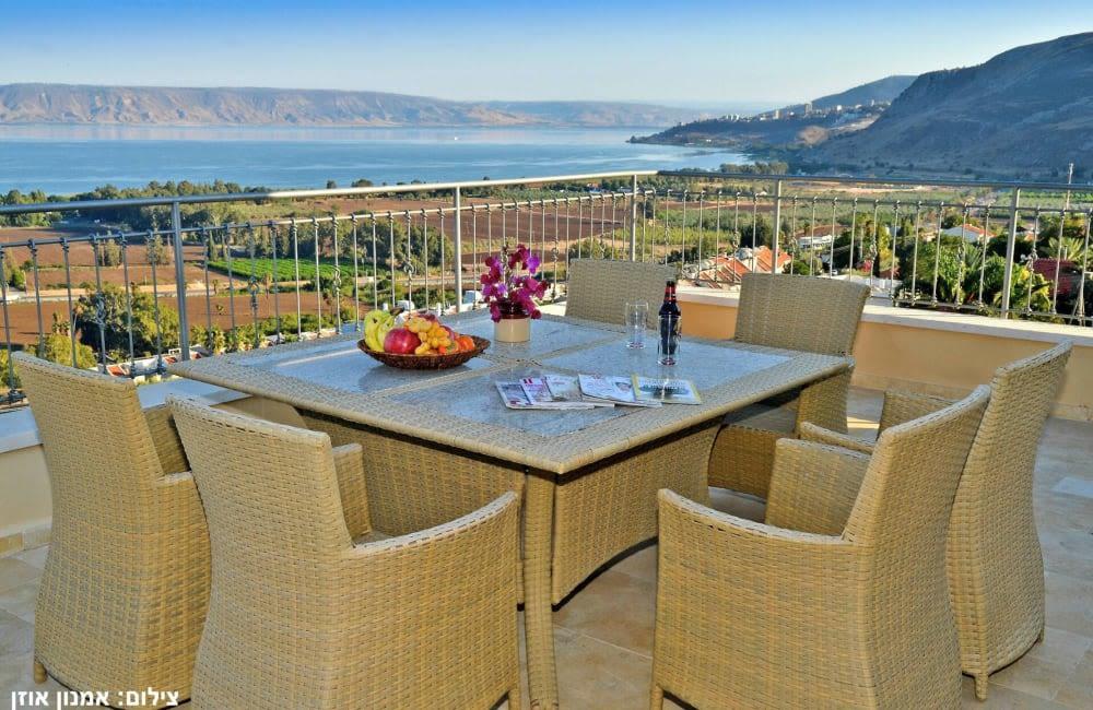 181864 חצר בריכה ונוף, וילה מגדל, וילה  במגדל וילות - Vila 4 U