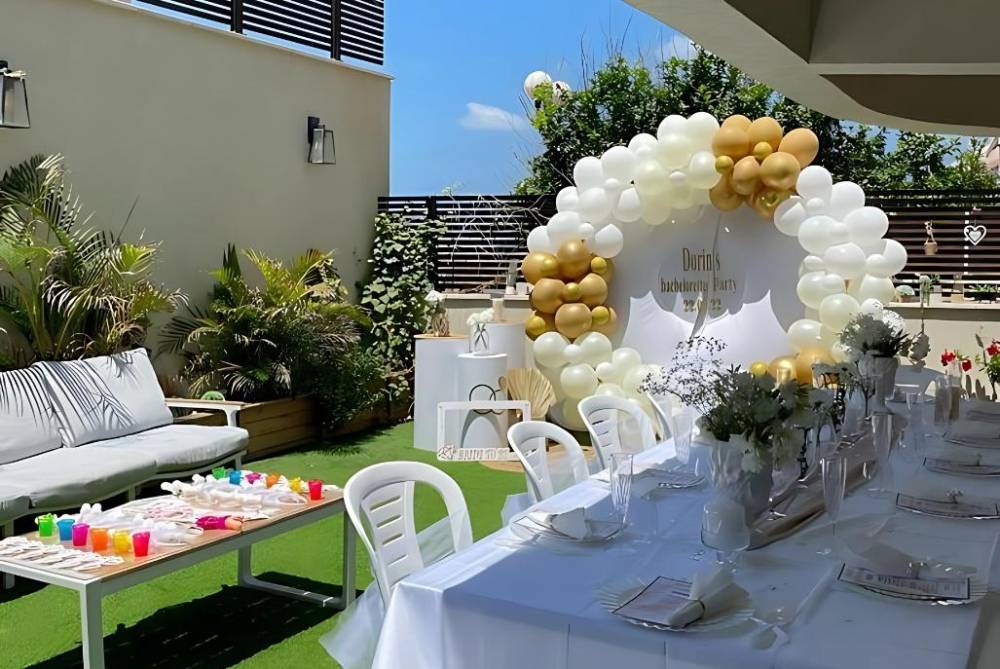 186879 אירועים במקום, החצר בטיילת - אירועים ליד הים, וילה  באשדוד וילות - Vila 4 U