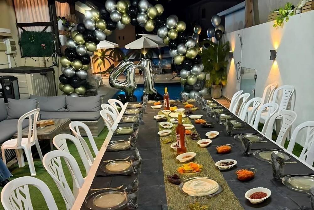 187669 אירועים במתחם, מלכה פול Malka pool, וילה  בעזריקם וילות - Vila 4 U