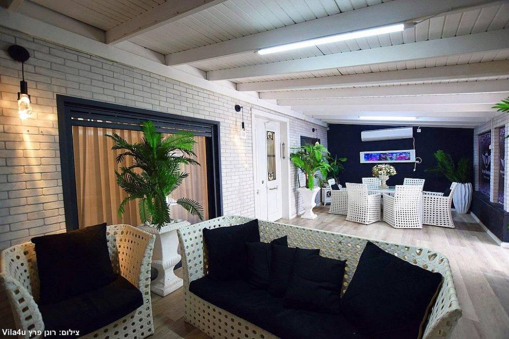 197077 מתחם חיצוני מקורה, וילה רויאל בוטיק, וילה  בנהריה וילות - Vila 4 U