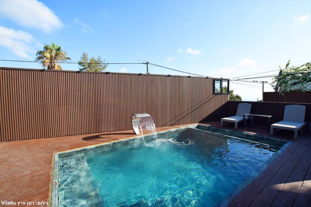 201835 גלרית חוץ, וילת השחר, וילה  בעין יעקב וילות - Vila 4 U