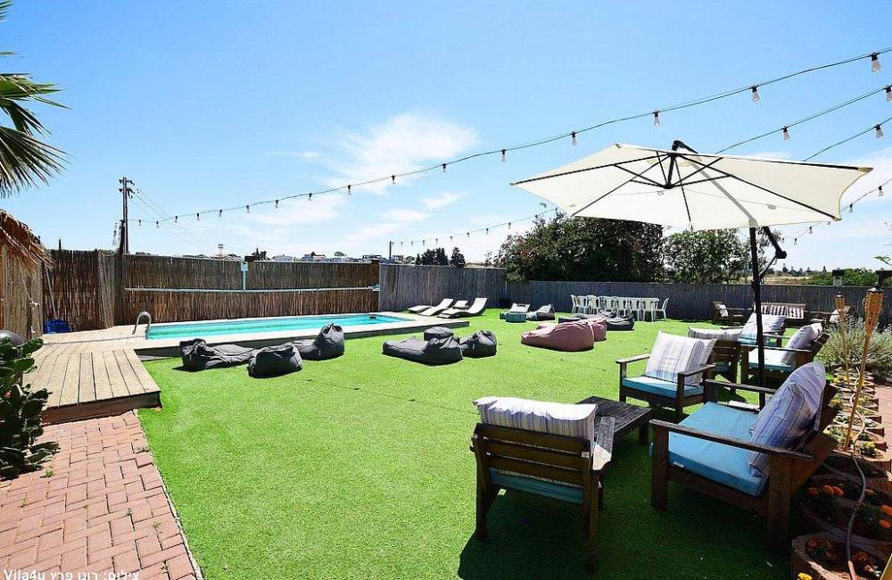 203884 מתחם החצר, בית בשדות, וילה  באבן יהודה וילות - Vila 4 U