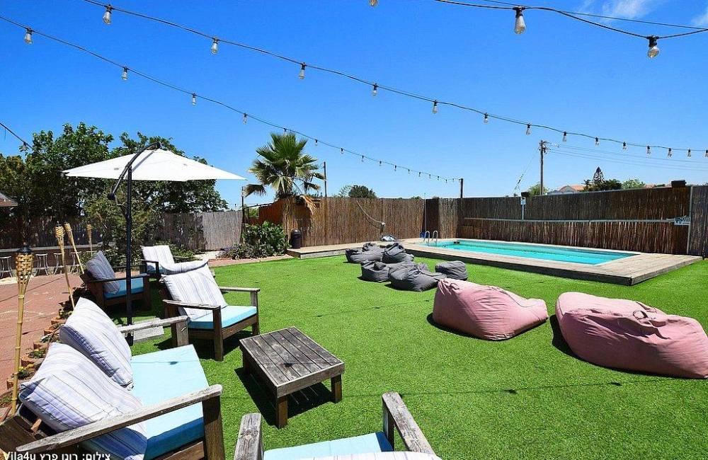 203888 מתחם החצר, בית בשדות, וילה  באבן יהודה וילות - Vila 4 U