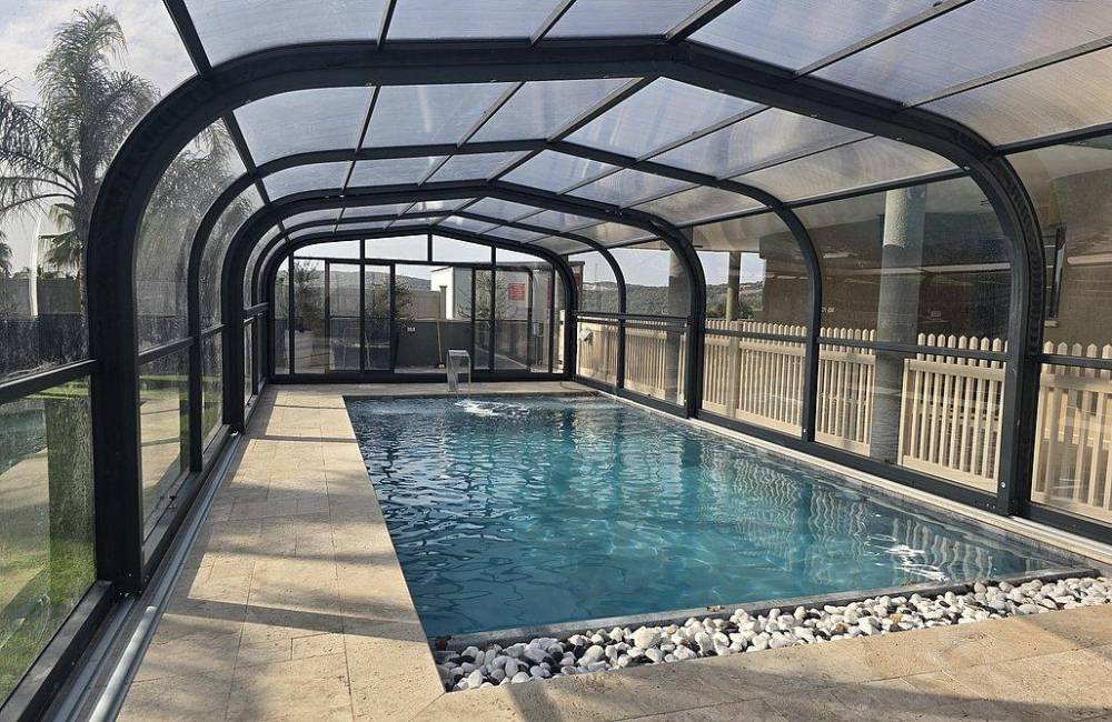 208594 הבריכה בחורף, וילה כמיסה - Villa Kamisa, וילה  בנטועה וילות - Vila 4 U