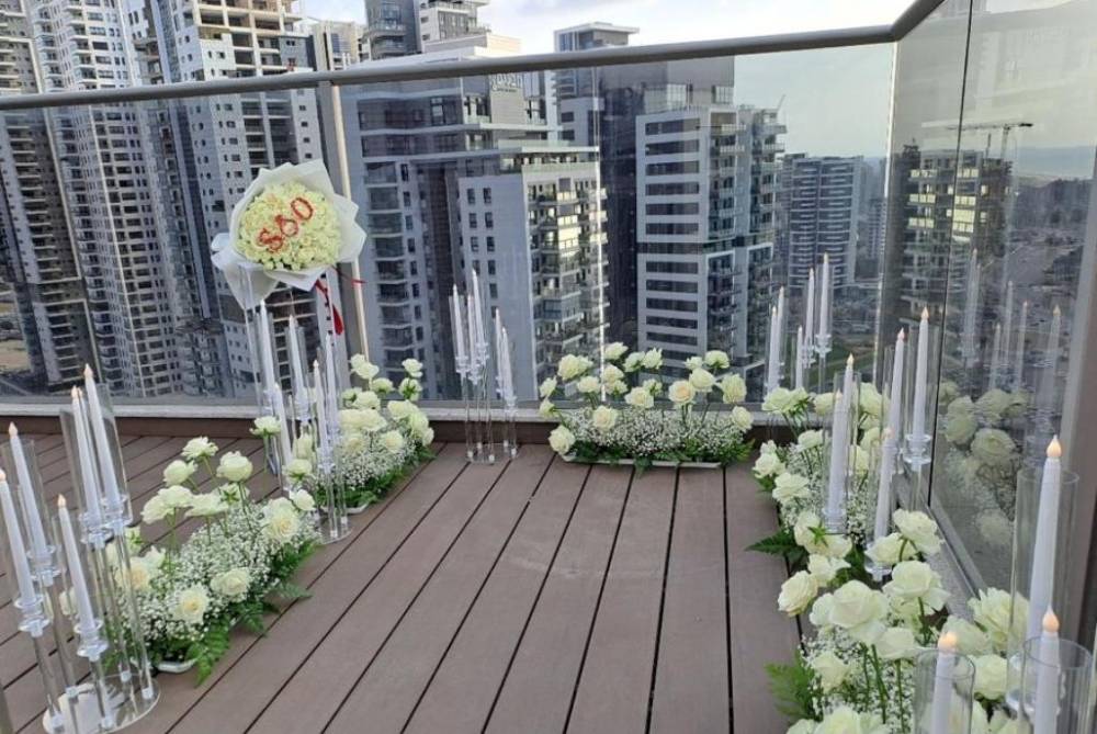 210685 מתחם הגג והבריכה, רויאל פנטהאוז, וילה  בבת ים וילות - Vila 4 U