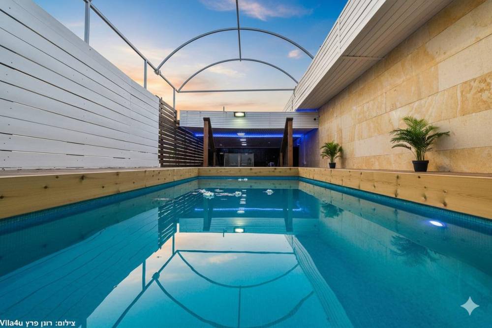 210713 מתחם הבריכה, לופט ליאן נתניה, וילה  בנתניה וילות - Vila 4 U
