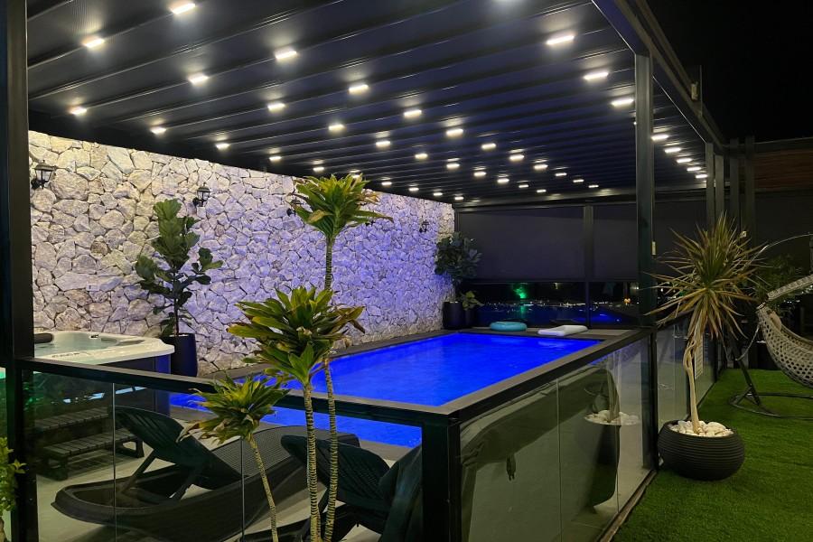 211393 המתחם בערב, וילה טרה ורדה - Terra Verde, וילה  בירכא וילות - Vila 4 U