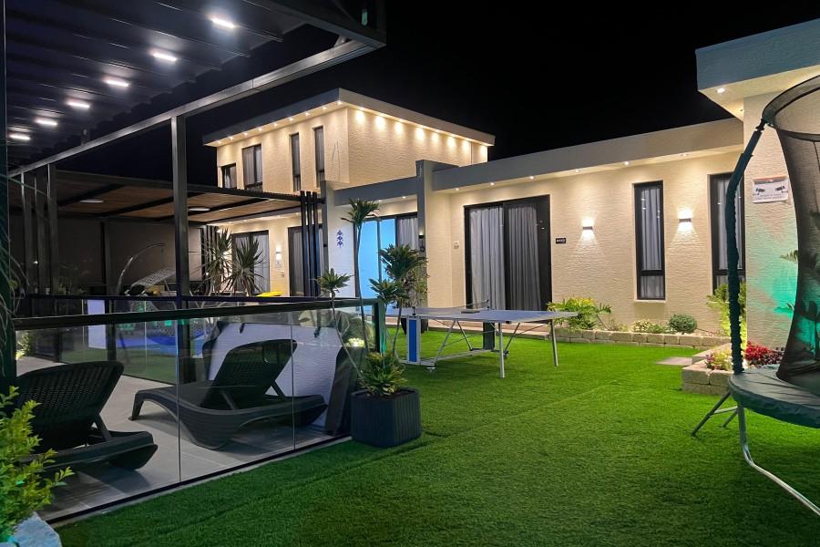 211396 המתחם בערב, וילה טרה ורדה - Terra Verde, וילה  בירכא וילות - Vila 4 U