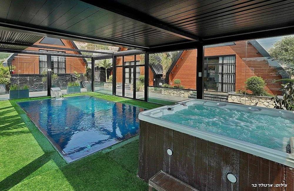 211547 גלרית חוץ, אחוזת קמפניה נרא - Campagna Nera, וילה  בירכא וילות - Vila 4 U