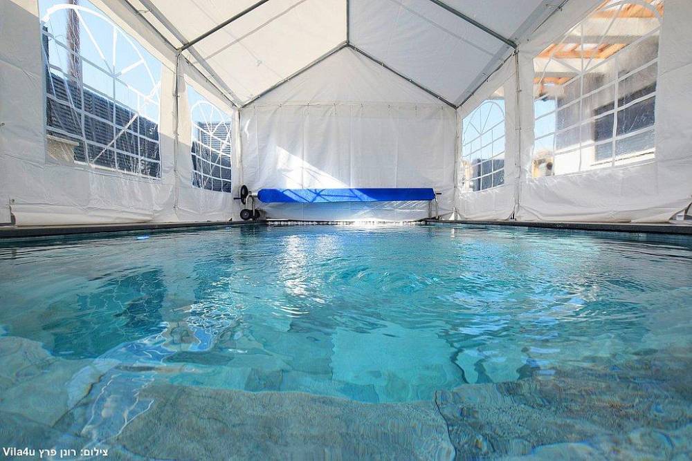 211554 הבריכה בחורף, וילה מגדל ריזורט, וילה  במגדל וילות - Vila 4 U