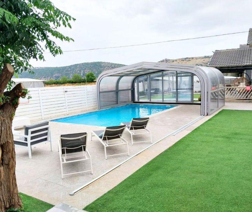 212504 החצר והבריכה, קסם באופק, וילה  בעלמה וילות - Vila 4 U