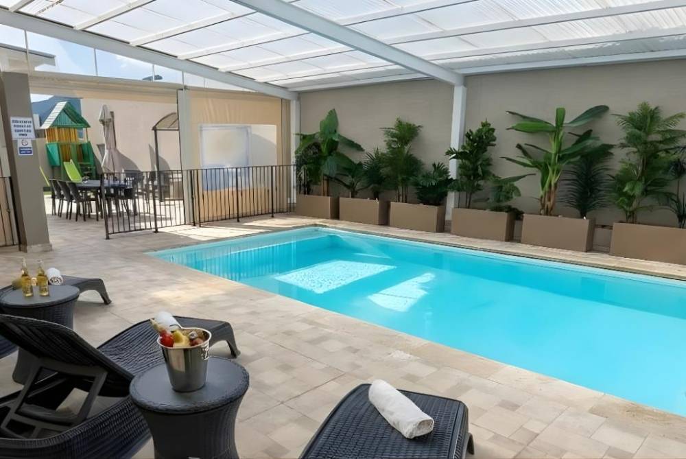 214404 מתחם מקורה בריכה וג'קוזי, אחוזת גליל, וילה  בספסופה וילות - Vila 4 U