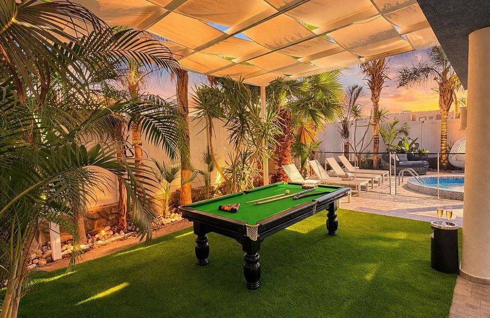 219400 חצר הוילה, וילה תלתן, וילה  באילת וילות - Vila 4 U