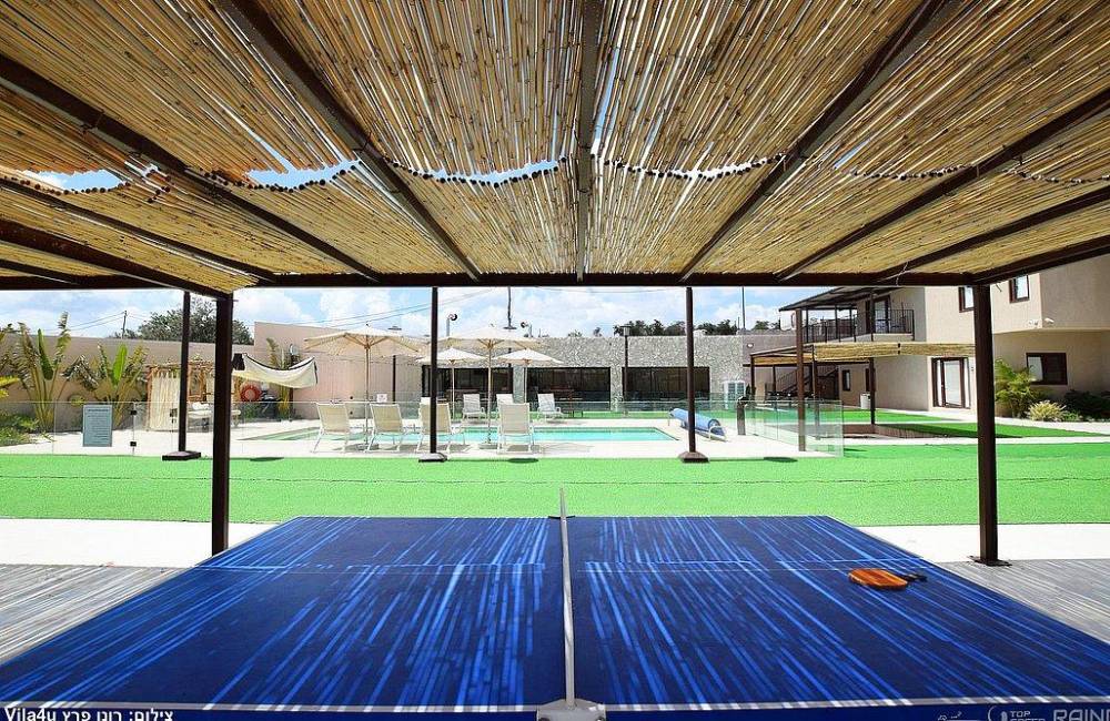 225210 מתחם החצר והבריכה, סהרה ריזורט - Sahara resort, וילה  בירכא וילות - Vila 4 U