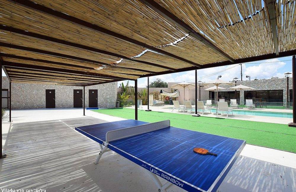 225211 מתחם החצר והבריכה, סהרה ריזורט - Sahara resort, וילה  בירכא וילות - Vila 4 U