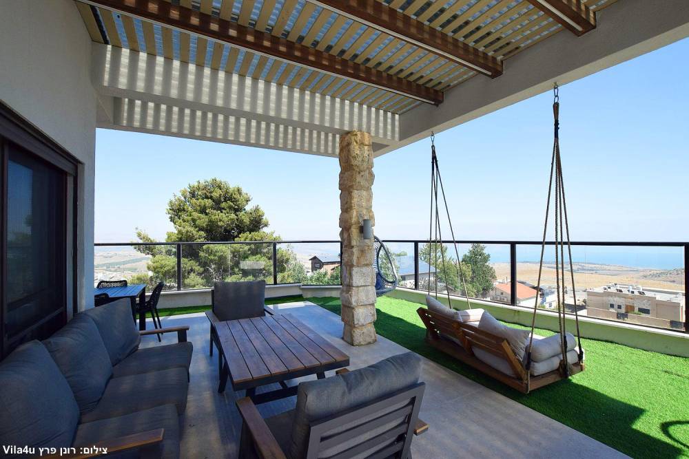 225822 המתחם החיצוני, וילה נוף כנרת - Villa Nofe Kinneret, וילה  בנוף כנרת וילות - Vila 4 U