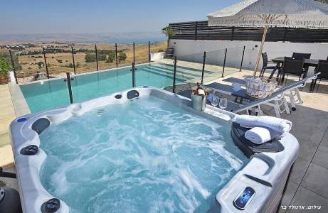 וילה גפן בוטיק נוף כנרת - מתחם הבריכה